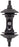 Salt EX Front Hub - 3/8", Sealed Bearing, 36H, Black
