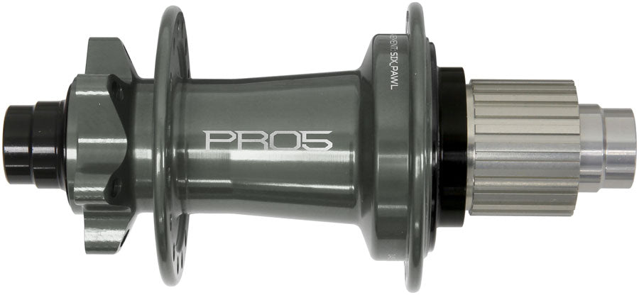 Hope Pro 5 Rear Hub - 12 x 148mm, 6-Bolt, Micro Spline, Smoke, 28H