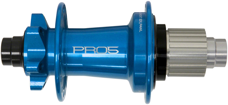 Hope Pro 5 Rear Hub - 12 x 148mm, 6-Bolt, Micro Spline, Blue, 28H