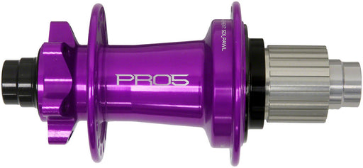 Hope Pro 5 Rear Hub - 12 x 148mm, 6-Bolt, Micro Spline, Purple, 28H