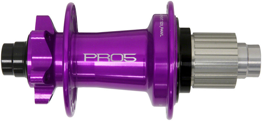 Hope Pro 5 Rear Hub - 12 x 148mm, 6-Bolt, Micro Spline, Purple, 28H