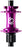 Industry Nine Hydra 2 Classic Rear Hub - 12 x 148mm, 6-Bolt, Micro Spline, Purple, 32H