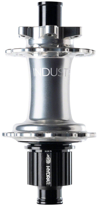 Industry Nine Hydra 2 Classic Rear Hub - 12 x 148mm, 6-Bolt, Micro Spline, Silver, 32H