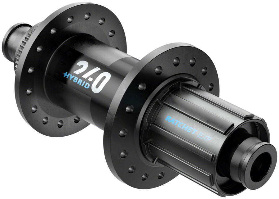 DT Swiss 240 Hybrid Rear Hub - 12 x 148mm, Center-Lock, HG 11 MTN, Black, 32H, 30pt