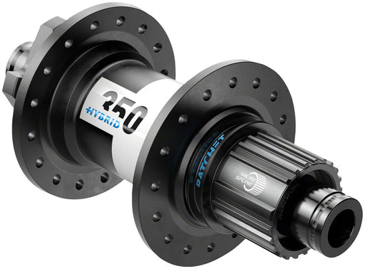 DT Swiss 350 Hybrid Rear Hub - 12 x 148mm, 6-Bolt, Micro Spline, Black, 36h, 24pt