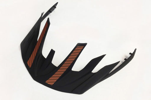 Cannondale Radius Helmet Visor - Black and Orange