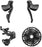 microSHIFT Sword Black 1x9-Speed Groupset - Includes Brake/Shifters, Rear Derailleur Medium Cage, 11-42t Cassette