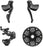 microSHIFT Sword Black 1x9-Speed Groupset - Includes Brake/Shifters, Rear Derailleur Medium Cage, 11-46t Cassette