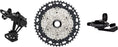 microSHIFT Advent MX 1x10-Speed Groupset - MX Trail Shifter, MX Rear Derailleur, Steel Cage, Clutched, 11-48t Cassette, For HG Driver