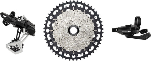 microSHIFT Advent MX 1x11-Speed Groupset - MX Trail Shifter, MX Pro Rear Derailleur, Aluminum Cage, Clutch, 11-50t Cassette, For HG Driver