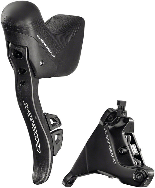 Campagnolo Super Record Ergopower Wireless Control Lever and Brake Caliper - Left/Front, 12-Speed, 160mm Hydraulic Disc Brake Caliper