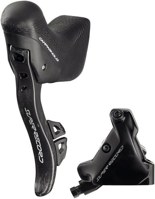 Campagnolo Super Record Ergopower Wireless Control Lever and Brake Caliper - Left/Front, 12-Speed, 140mm Hydraulic Disc Brake Caliper