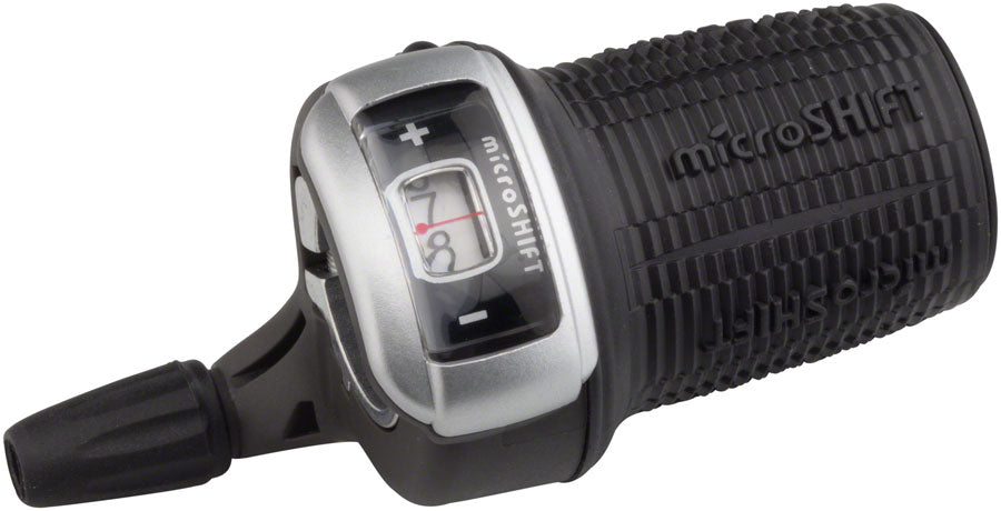 microSHIFT DS85 Right Twist Shifter, 8-Speed, Optical Gear Indicator, Compatible with Shimano Compatible