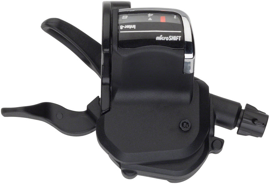 microSHIFT Internal Gear Flat Bar Trigger Shifter, Compatible with Shimano Nexus 8 Compatible