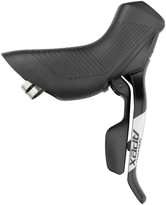 SRAM Apex Shift/Brake Lever and Hydraulic Disc Brake Caliper - Right/Rear, 12-Speed, DoubleTap, Flat Mount, 20mm Offset, Black, D1