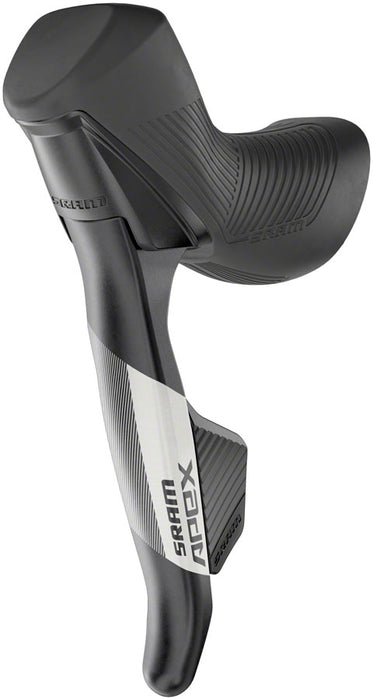 SRAM Apex AXS eTap Shift/Brake Lever and Hydraulic Disc Brake Caliper - Left/Front, 12-Speed, Flat Mount, 20mm Offset, Black, D1