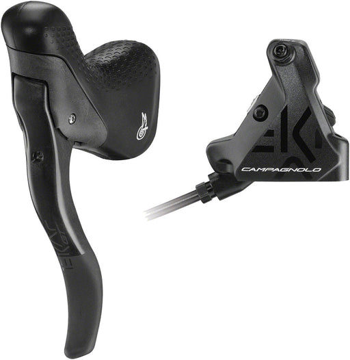 Campagnolo EKAR GT Ergopower Brake Lever and Disc Brake Caliper - Left/Front, For 1x 13-Speed, 140mm Flat Mount Hydraulic Caliper, Black
