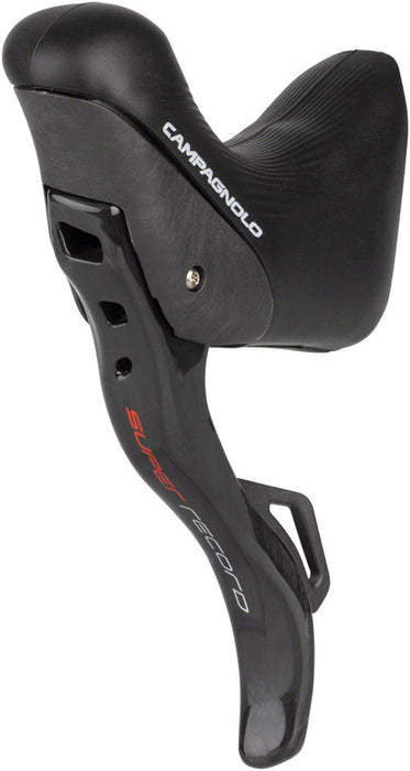 Campagnolo Super Record Ergopower EPS Hydraulic Brake/Shift Lever and Disc Caliper - Left/Front, 12-Speed, 160mm Flat Mount Caliper, Black