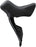 Shimano GRX ST-RX715 Di2 Shift/Brake Lever - Right, 12-Speed, Black