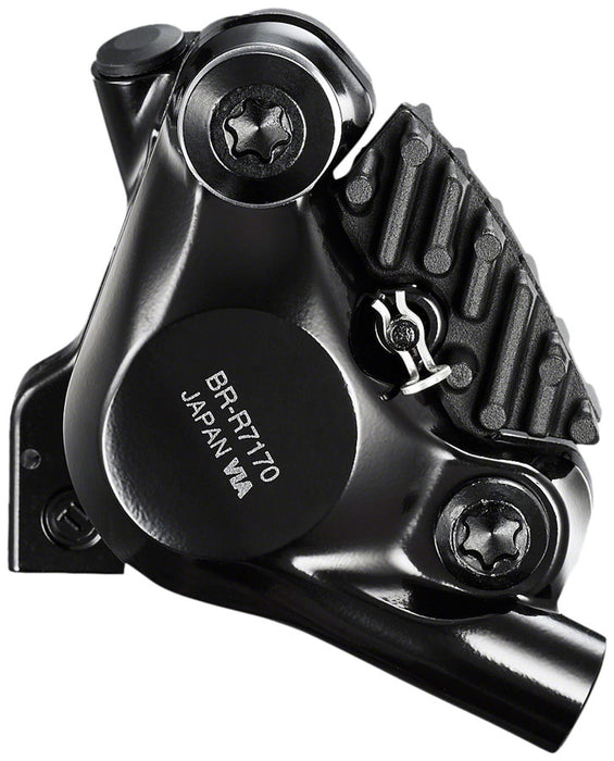 Shimano 105 ST-R7170-RE Di2 Shift/Brake Lever with BR-R7170 Hydraulic Disc Brake Caliper - Rear, 12-Speed, Flat Mount, Black