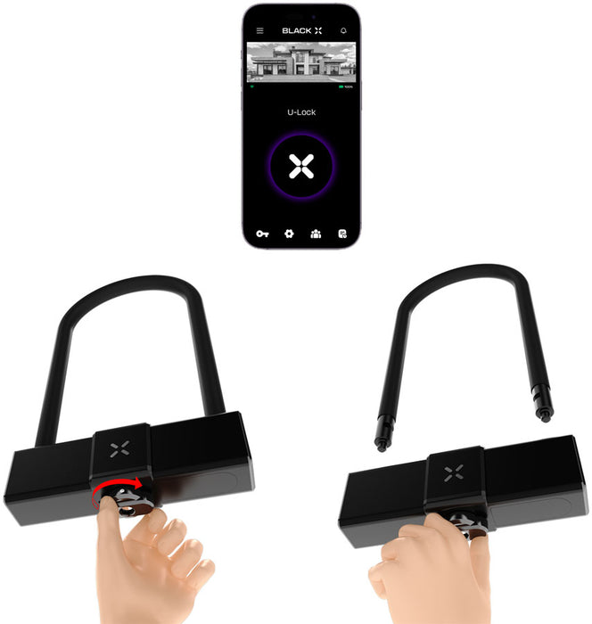 OnGuard BLACK X Titan Smart Shackle U-Lock - STD