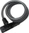 ABUS Primo 5510 Keyed Coiled Cable Lock: 180cmx10mm With Mount, Black