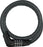 ABUS Combination Cable Lock Steel-O-Flex Tresor 6615C: 85cm x 15mm With Mount, Black