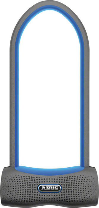 Abus 770A SmartX U-Lock - 4.2 x 11.8", Keyless, Black/Silver, Includes USKF Bracket