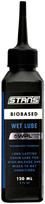 Stan's Biobased Wet Chain Lube, 120ml (4oz) Drip