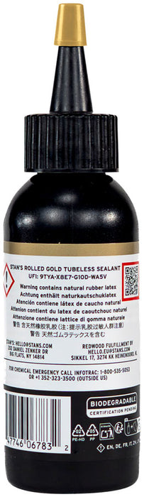 Stan's Rolled Gold Tubeless Sealant, 60ml (2oz), Each