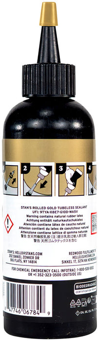 Stan's Rolled Gold Tubeless Sealant, 125ml (4.2oz), Each