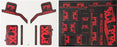 Fox Heritage Decal Kit for Forks and Shocks Red 803-01-114