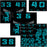 Fox Shox Custom Decal Kit, Turquoise 803-01-735