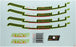 Stan's Flow CB7 Rim Decal - 29", Green, Set