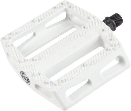 Animal Rat Trap Pedals - Platform, Composite/Plastic, 9/16", White