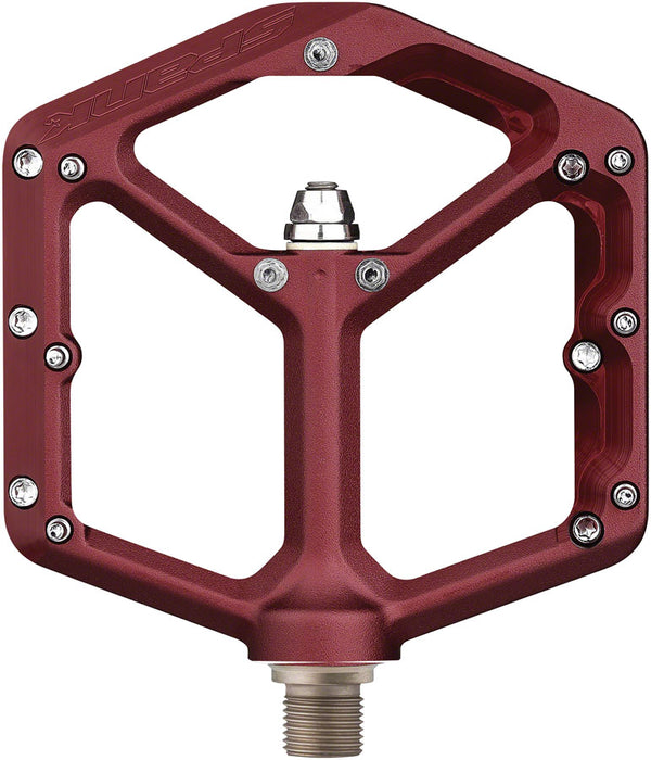 Spank Oozy Pedals - Platform, Aluminum, 9/16", Red