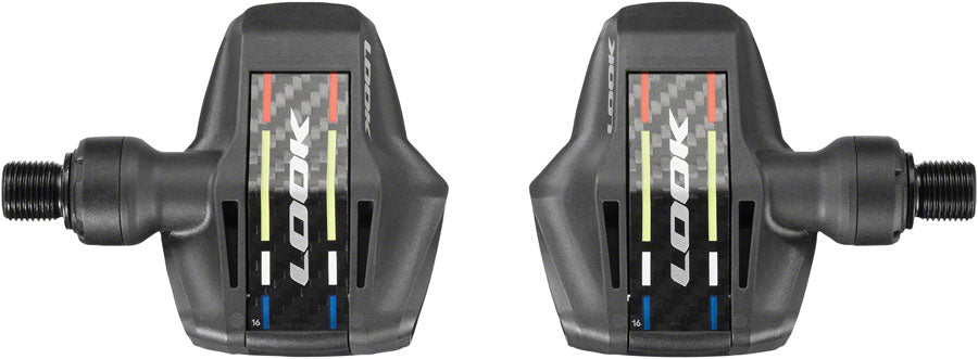 LOOK KEO Blade Carbon Pedals - Single Sided Clipless, Chromoly, 9/16", Black, 53mm QF, 12Nm