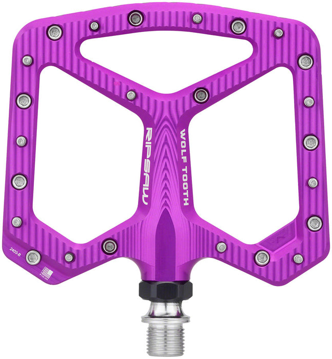 Wolf Tooth Components Ripsaw Platform Pedal - Ultraviolet Purple