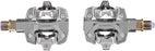 LOOK X-TRACK Single Power Pedals - Dual Sided Clipless, Chromoly,  9/16", Silver