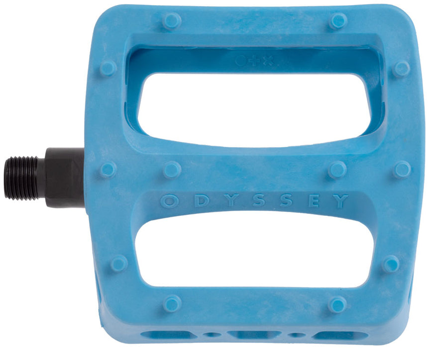Odyssey Twisted Pro PC Flat Pedals, Ocean Blue