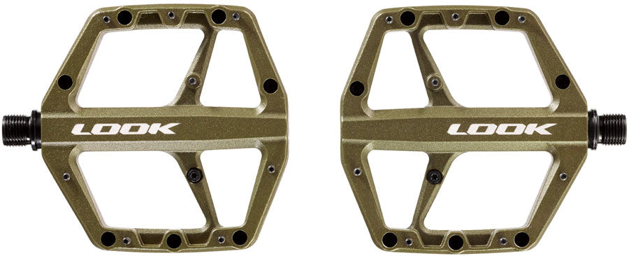 LOOK Trail Roc Pedals - Platform, 9/16", Hope Green