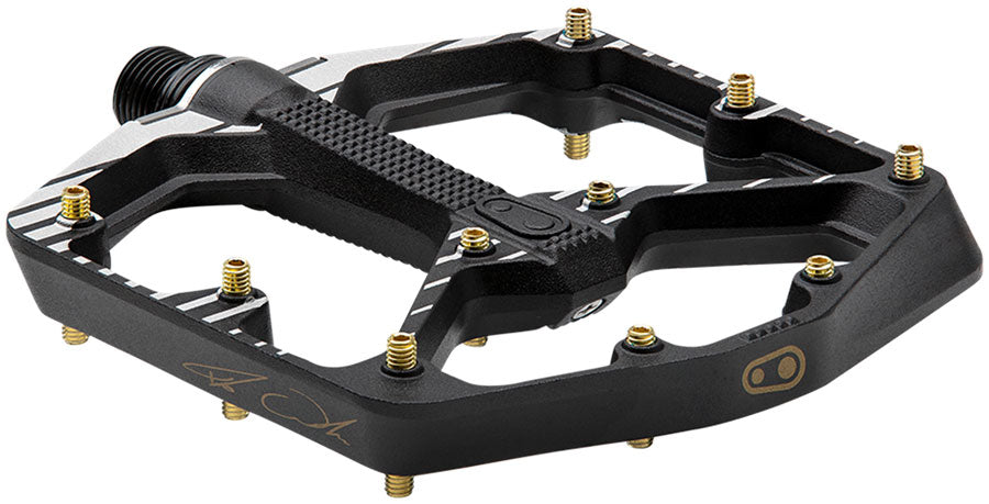 Crankbrothers Stamp 7 Fabio Wibmer Signature Edition Pedals - Platform, Aluminum, 9/16", Black, Large