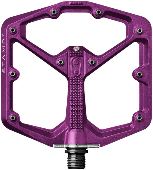 Crankbrothers Stamp 7 Pedals - Platform, Aluminum, 9/16", Purple, Large