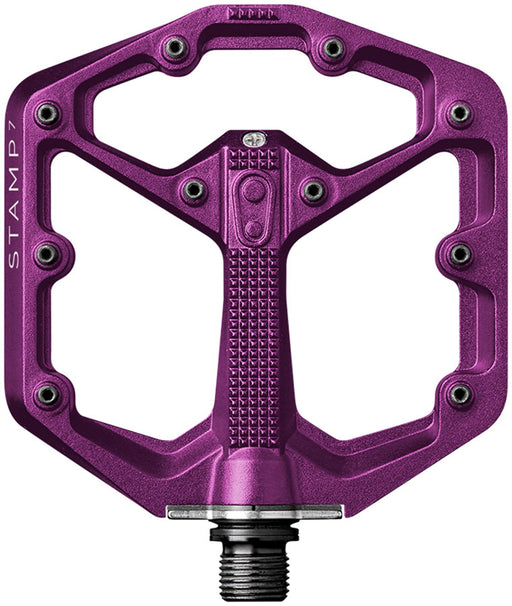 Crankbrothers Stamp 7 Pedals - Platform, Aluminum, 9/16", Purple, Small