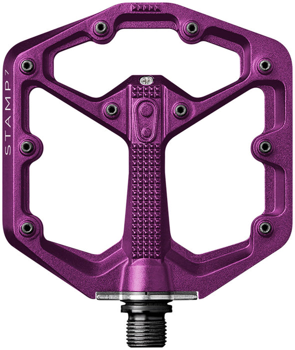 Crankbrothers Stamp 7 Pedals - Platform, Aluminum, 9/16", Purple, Small