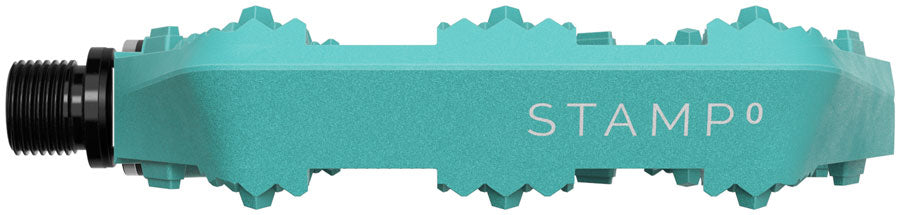 Crankbrothers Stamp 0 Large Platform Pedals, Turquoise