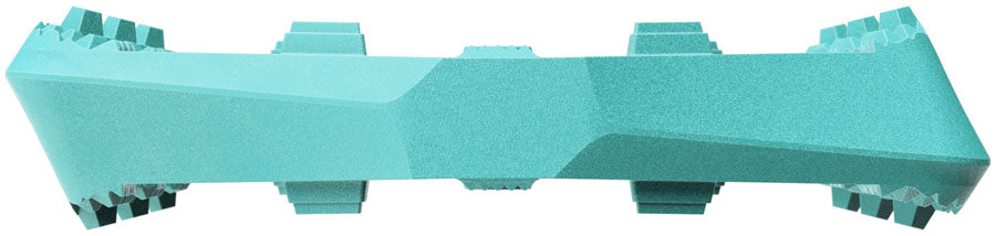 Crankbrothers Stamp 0 Large Platform Pedals, Turquoise
