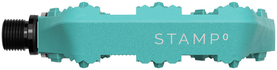 Crankbrothers Stamp 0 Small Platform Pedals, Turquoise