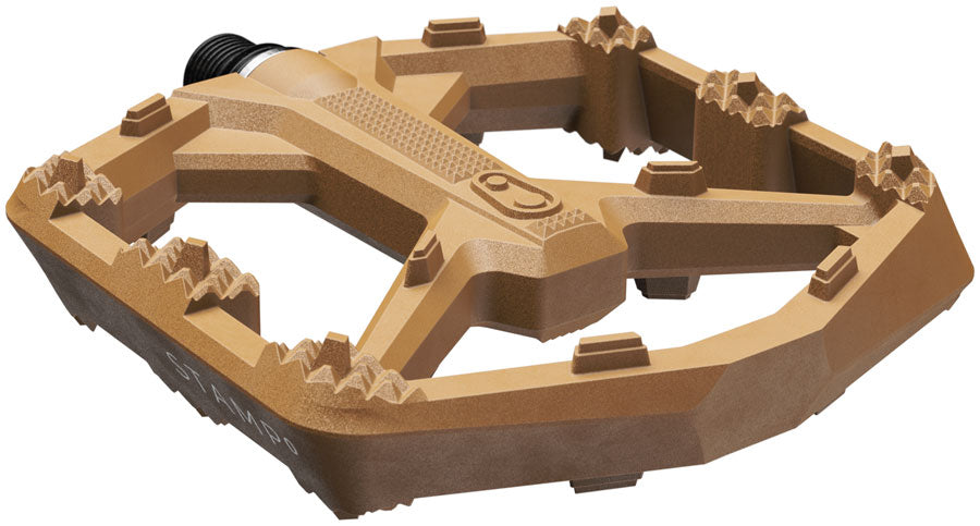 Crankbrothers Stamp 0 Large Platform Pedals, Brown
