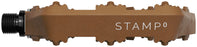 Crankbrothers Stamp 0 Large Platform Pedals, Brown